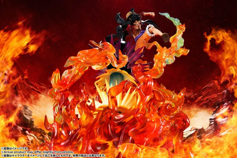 One Piece FiguartsZERO PVC Statue (Extra Battle) Ruffy Red Roc 45 cm Produktfoto