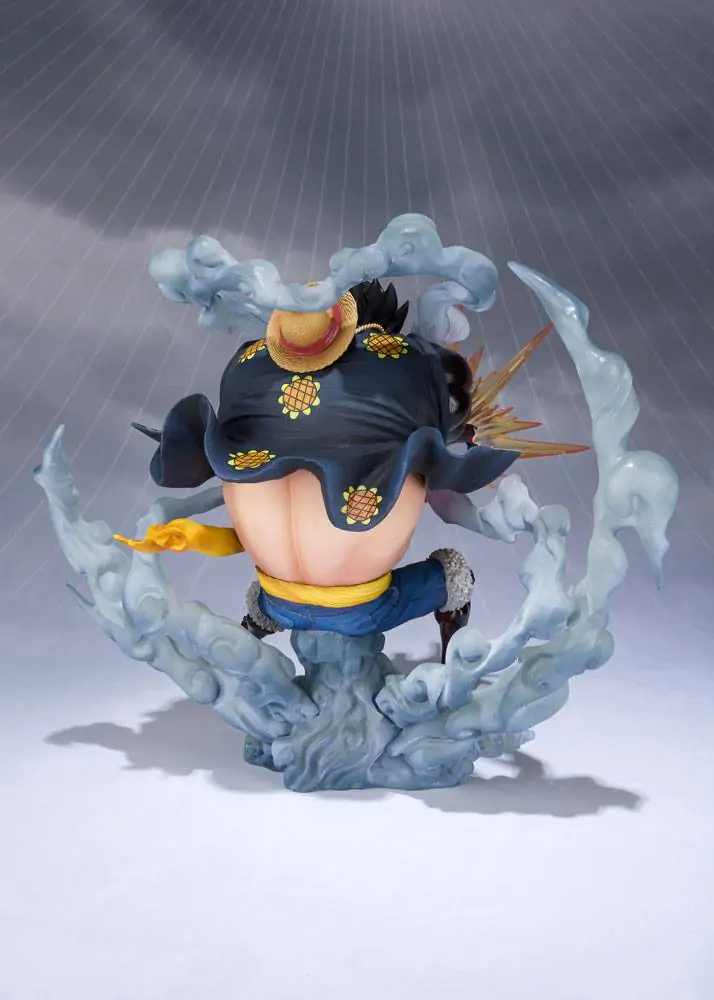 One Piece FiguartsZERO PVC-Statue Monkey D. Luffy Gear 4 Leo Bazooka Neuauflage 18 cm Produktfoto