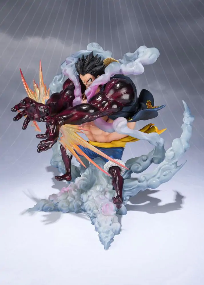 One Piece FiguartsZERO PVC-Statue Monkey D. Luffy Gear 4 Leo Bazooka Neuauflage 18 cm Produktfoto