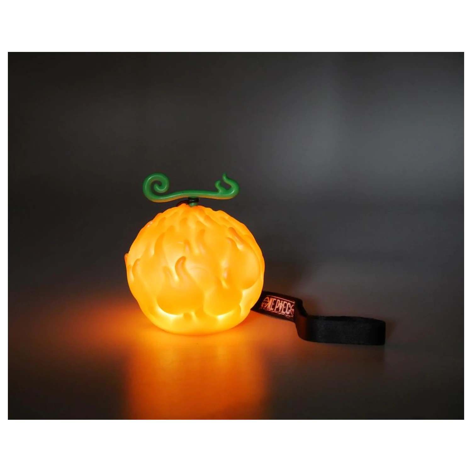 One Piece Flame-Flame Fruit LED Lampe 8 cm Produktfoto