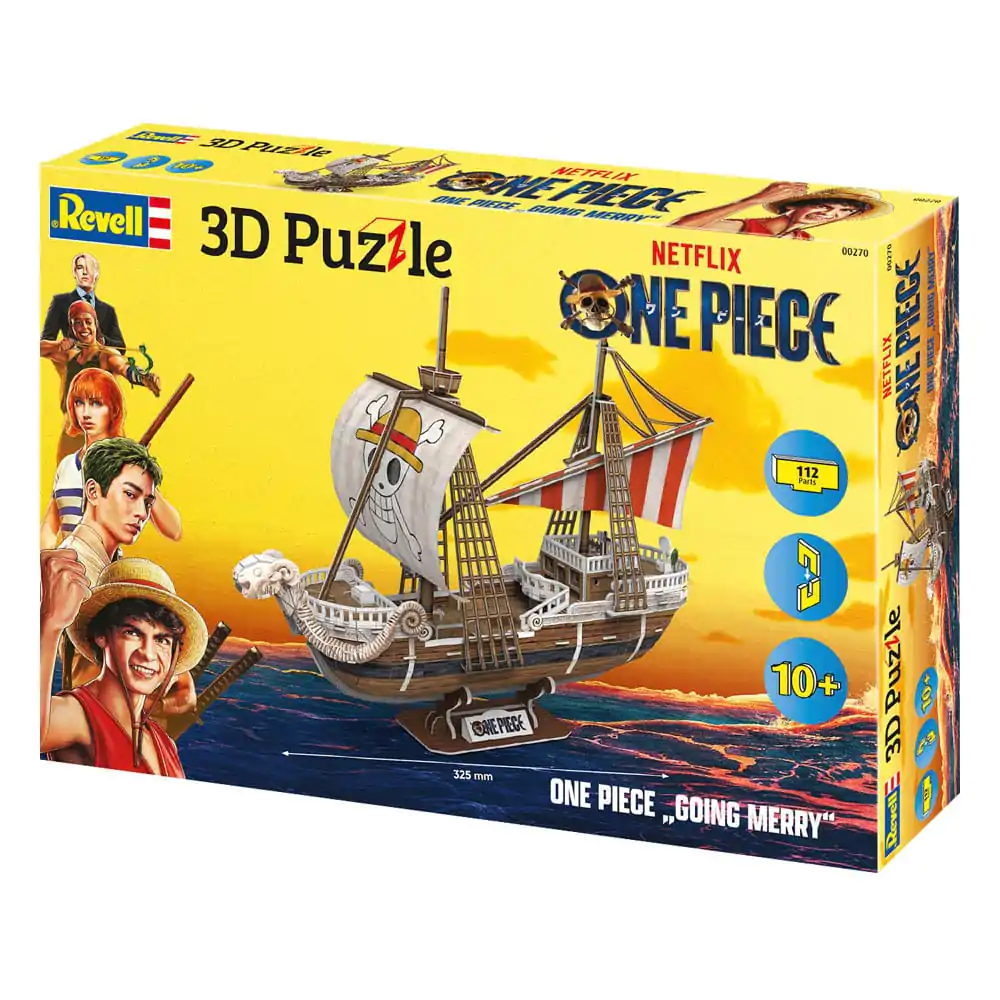 One Piece 3D Puzzle Flying Lamb / Going Merry 32 cm Produktfoto