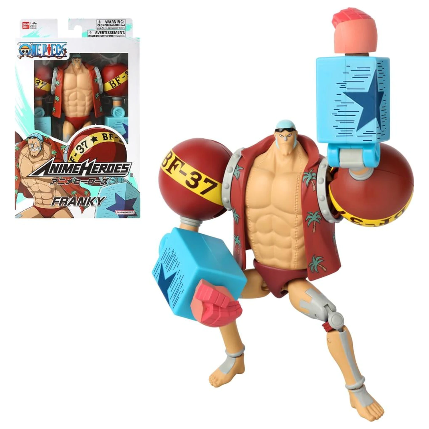 One Piece Franky Figur Anime Heroes 17 cm Produktfoto