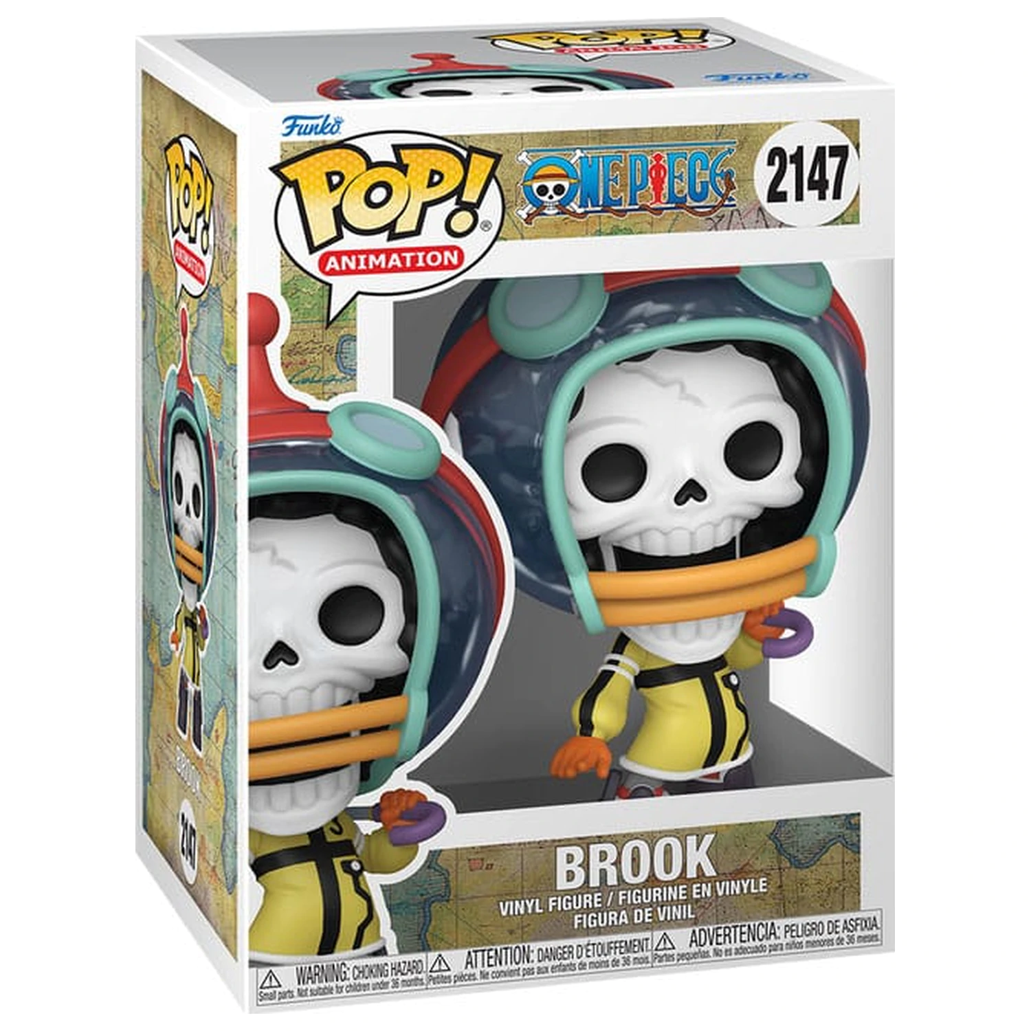 One Piece Funko POP! Animations Figur Brook (Egg) 9 cm Produktfoto