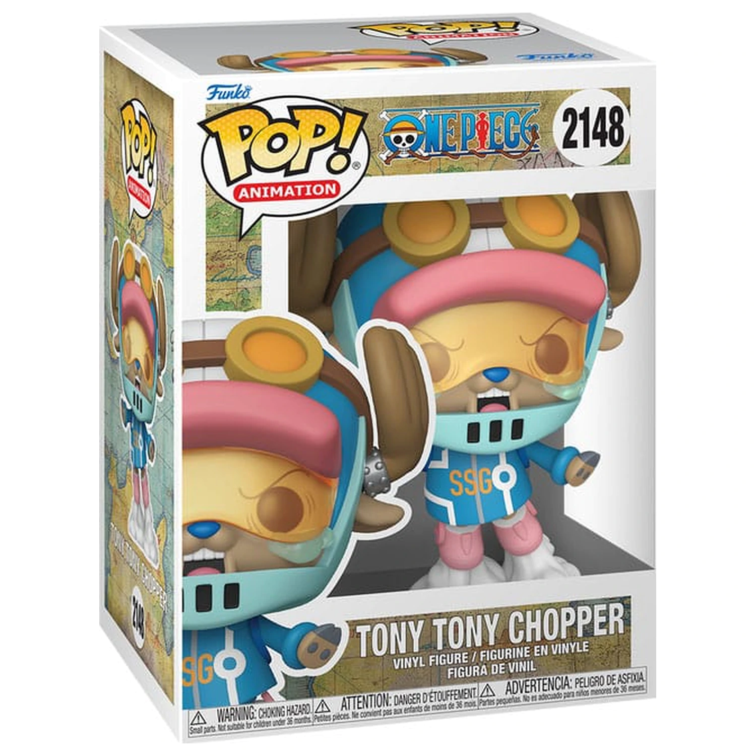 One Piece Funko POP! Animation Figur Chopper (Egg) 9 cm Produktfoto