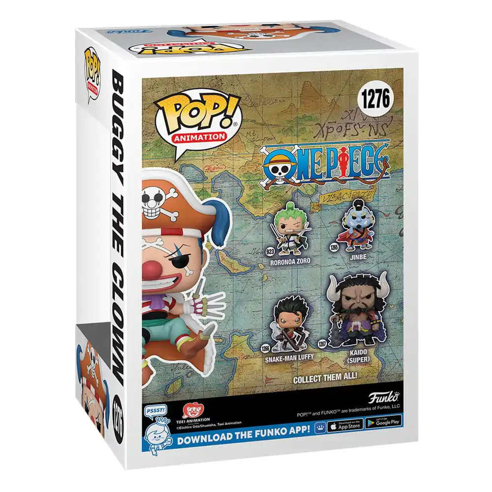 One Piece POP! Animation Vinyl Figuren Buggy the Clown 9 cm Produktfoto