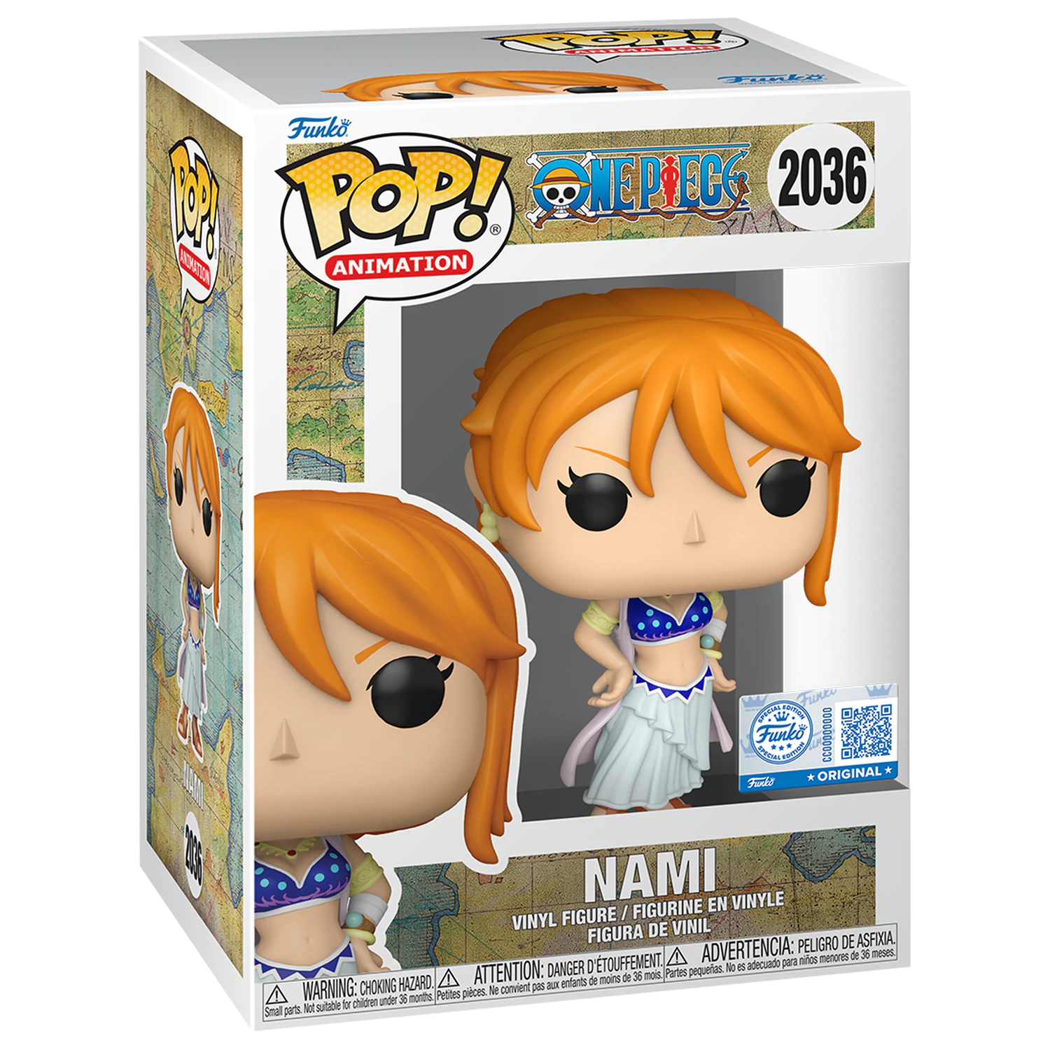 One Piece Funko POP! Animation Vinyl Figuren OP- Nami (Alabasta) 9 cm Produktfoto