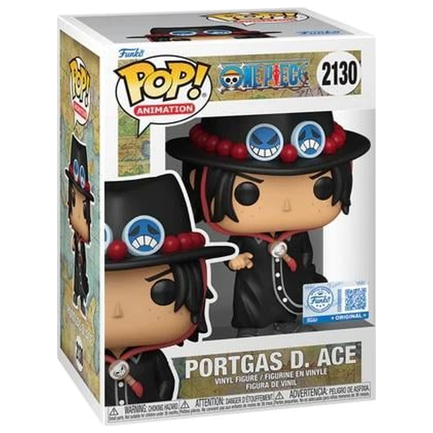 One Piece Funko POP Figur Animation Portgas D. Ace Intro Produktfoto