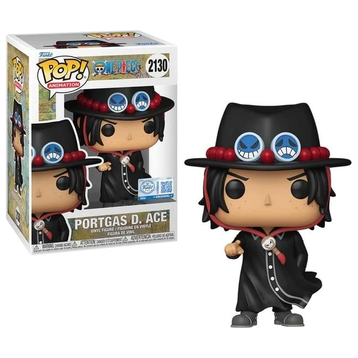 One Piece Funko POP Figur Animation Portgas D. Ace Intro Produktfoto