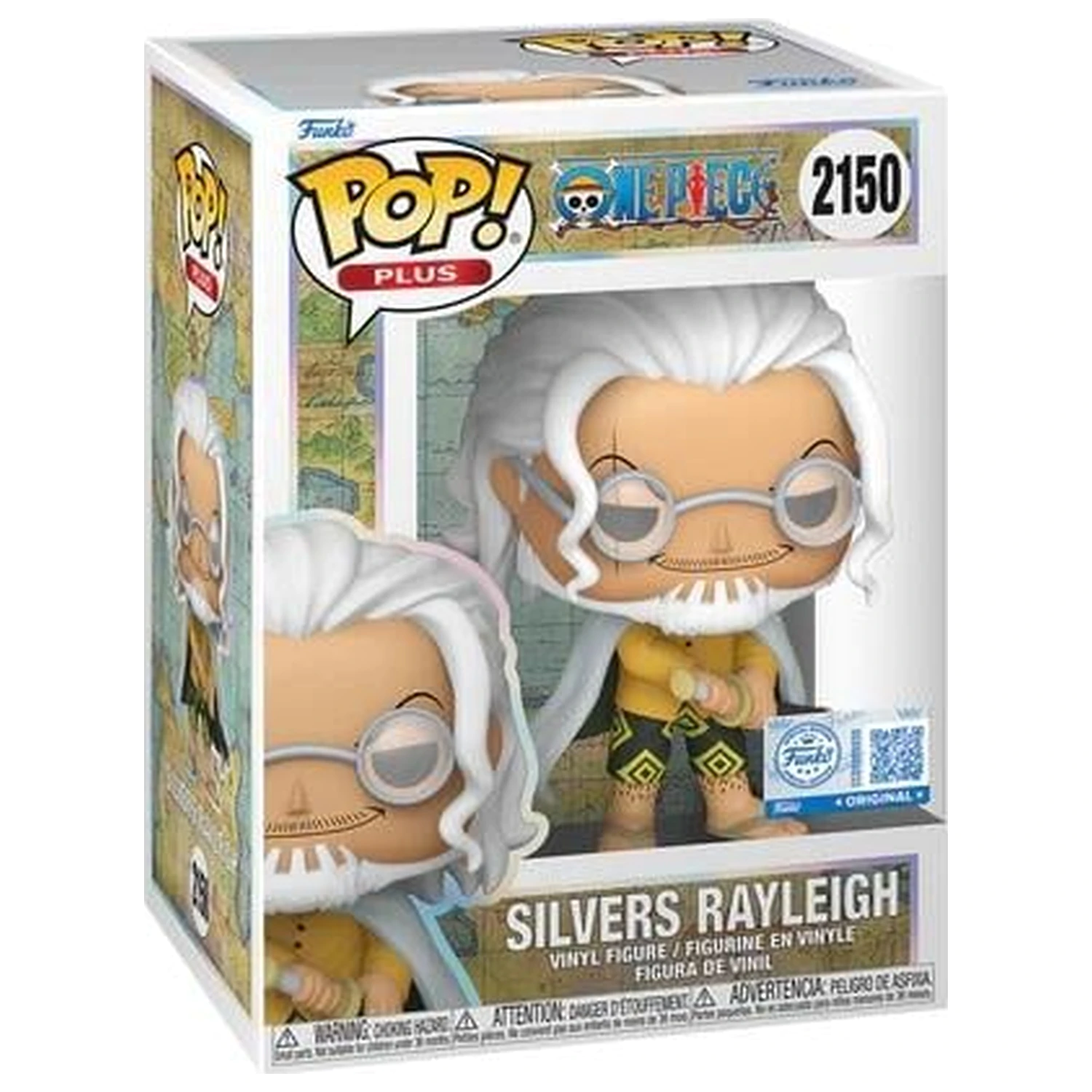 ONE PIECE Funko POP Figur Animation Silvers Rayleigh Produktfoto