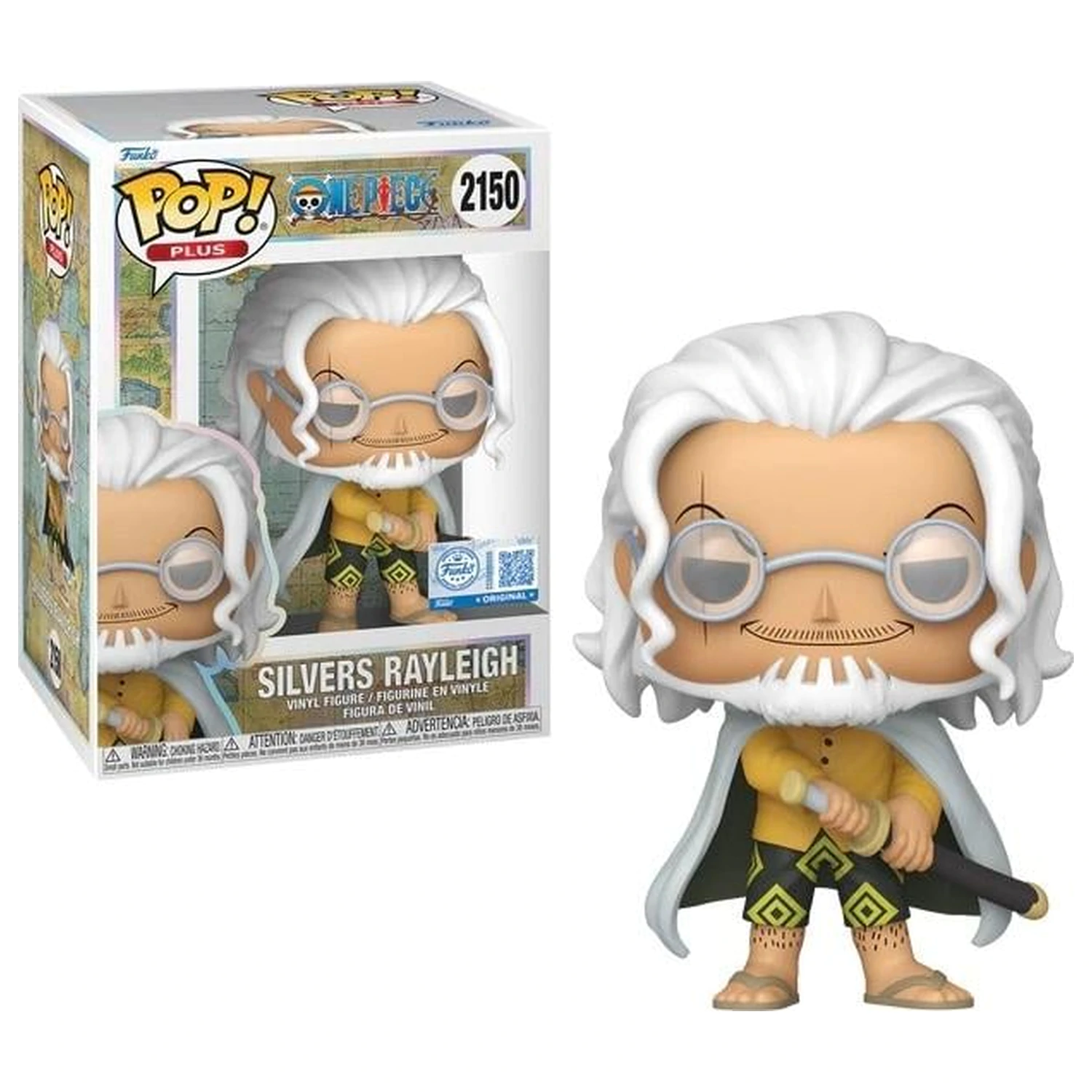 ONE PIECE Funko POP Figur Animation Silvers Rayleigh Produktfoto