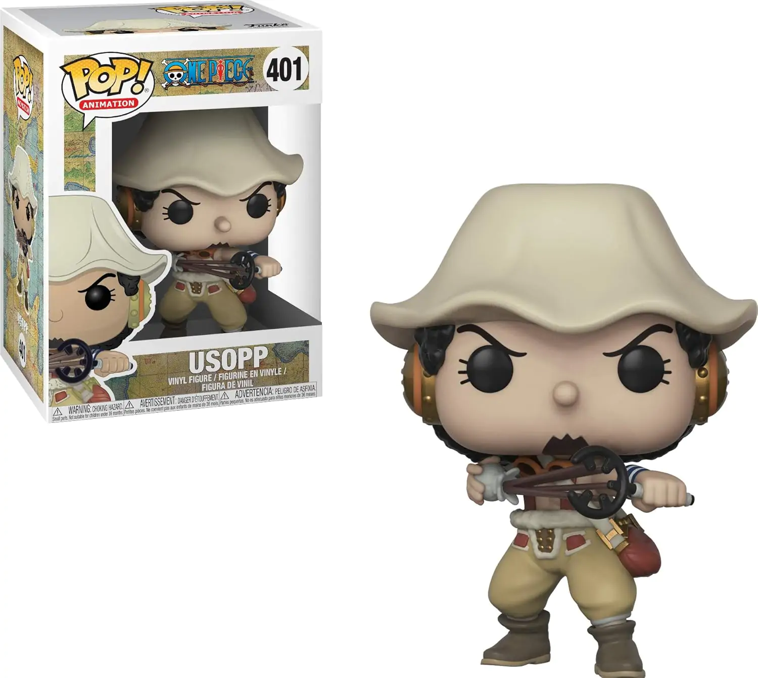 One Piece POP! Animation Vinyl Figur Lysopp 9 cm Produktfoto