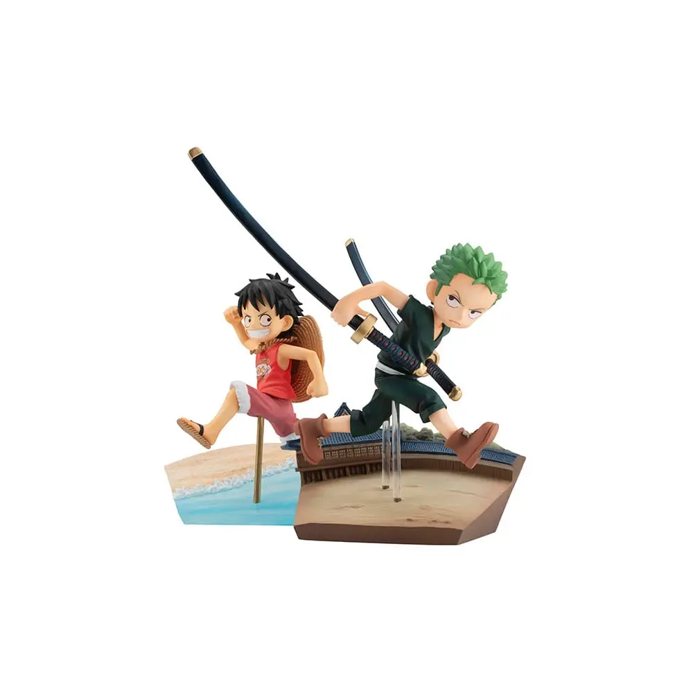 One Piece G.E.M. Serie PVC Statue Roronoa Zoro Run! Run! Run! 14 cm Produktfoto