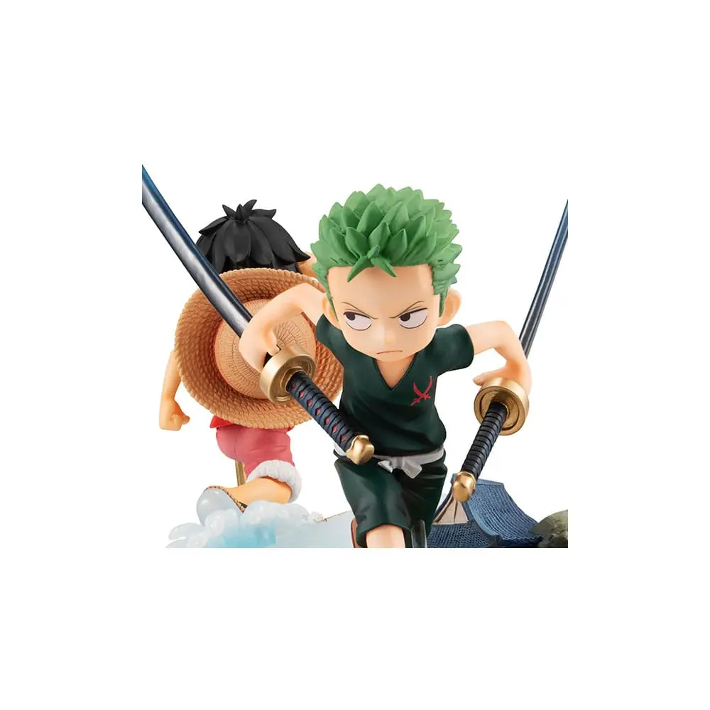 One Piece G.E.M. Serie PVC Statue Roronoa Zoro Run! Run! Run! 14 cm Produktfoto