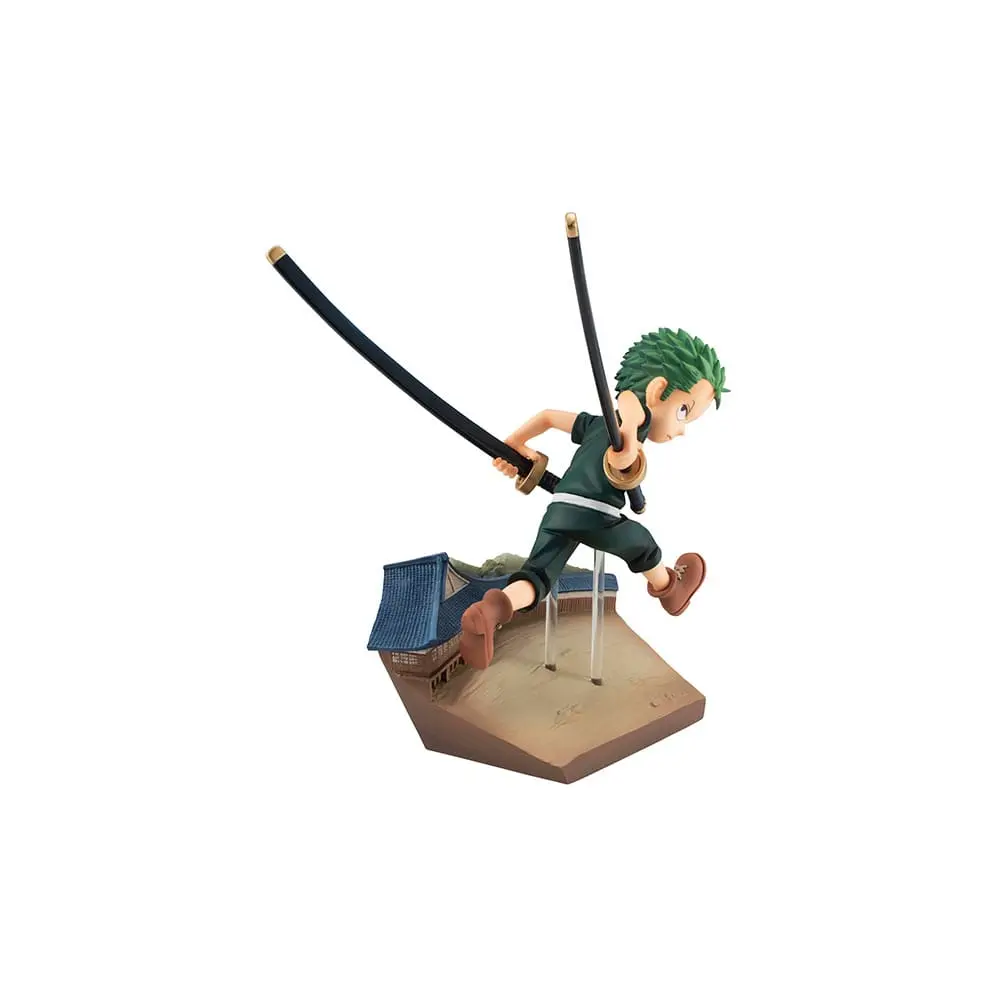 One Piece G.E.M. Serie PVC Statue Roronoa Zoro Run! Run! Run! 14 cm Produktfoto