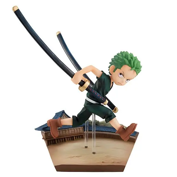 One Piece G.E.M. Serie PVC Statue Roronoa Zoro Run! Run! Run! 14 cm Produktfoto