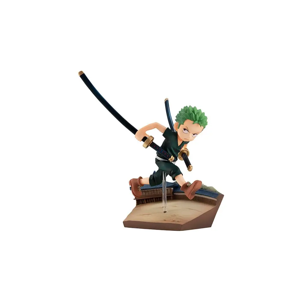 One Piece G.E.M. Serie PVC Statue Roronoa Zoro Run! Run! Run! 14 cm Produktfoto