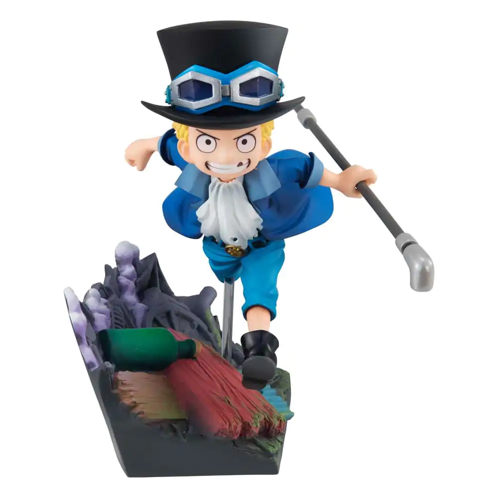 One Piece G.E.M. Serie PVC Statue Sabo Run! Run! Run! 13 cm termékfotó