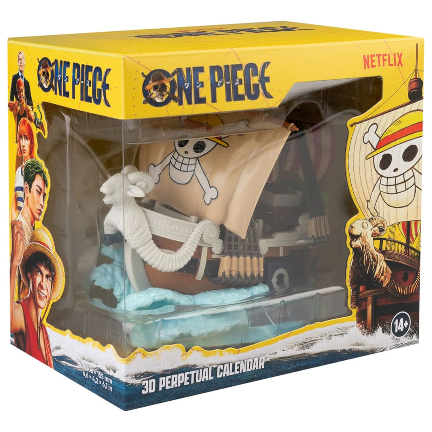 One Piece Going Merry 3D Dauerkalender Produktfoto