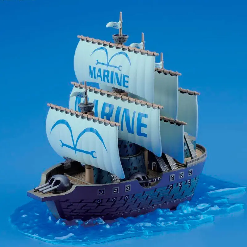 One Piece Grand Ship Collection Marine Ship Modellbausatz Figur 15cm Produktfoto