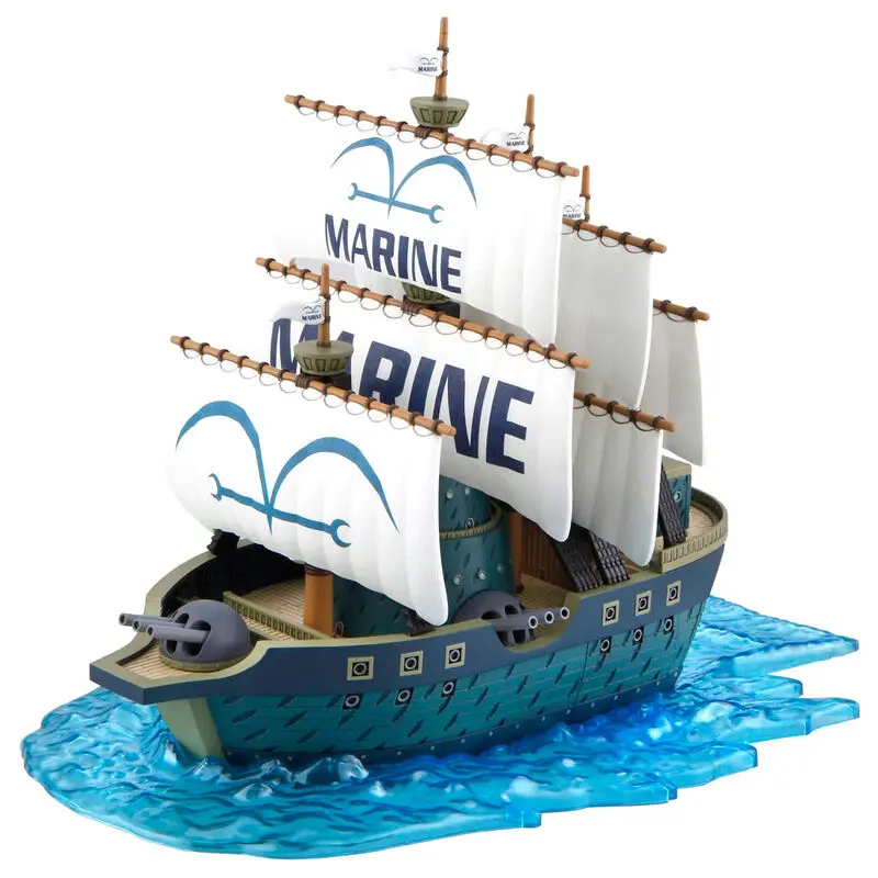 One Piece Grand Ship Collection Marine Ship Modellbausatz Figur 15cm Produktfoto