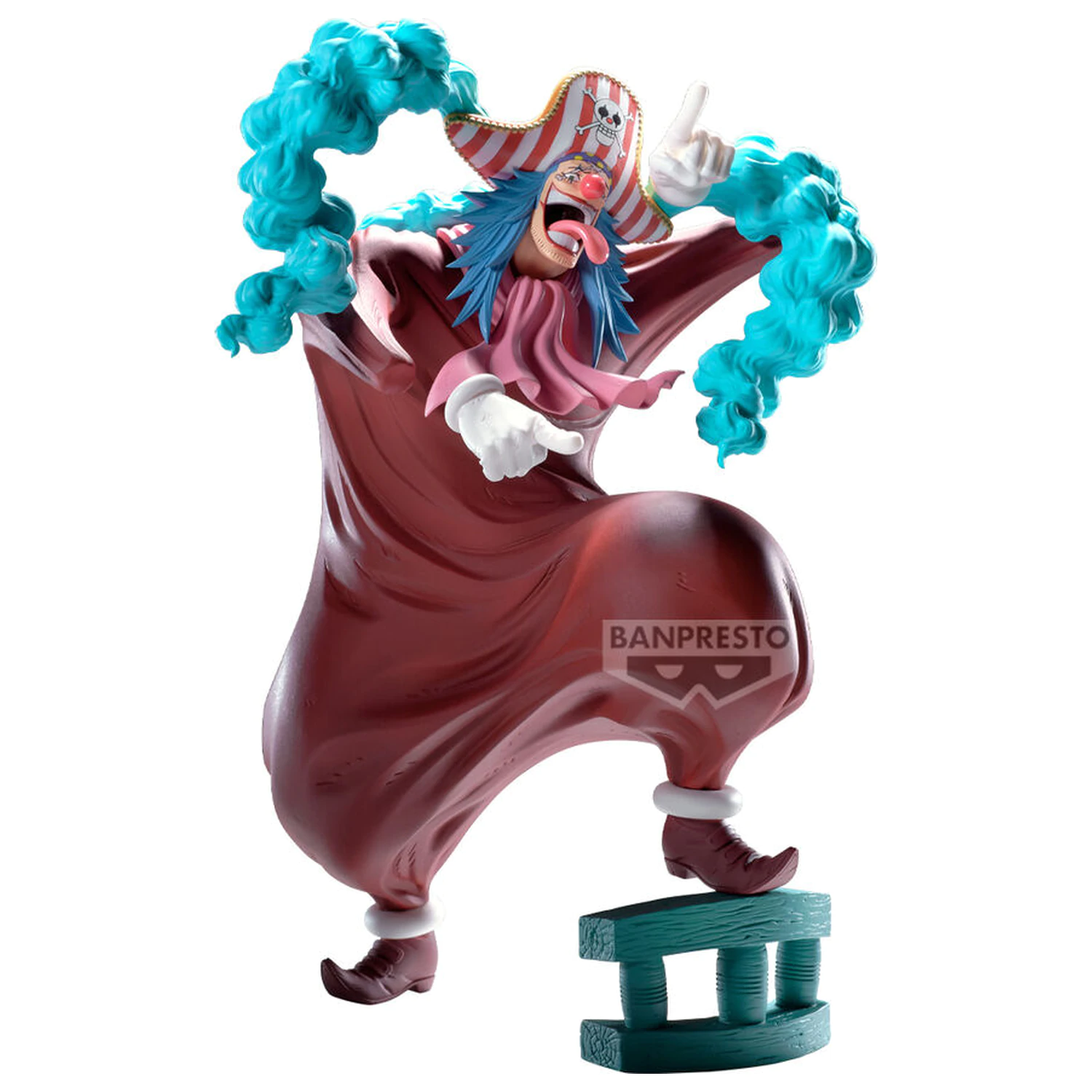 One Piece Grandista Buggy Figur 25 cm Produktfoto