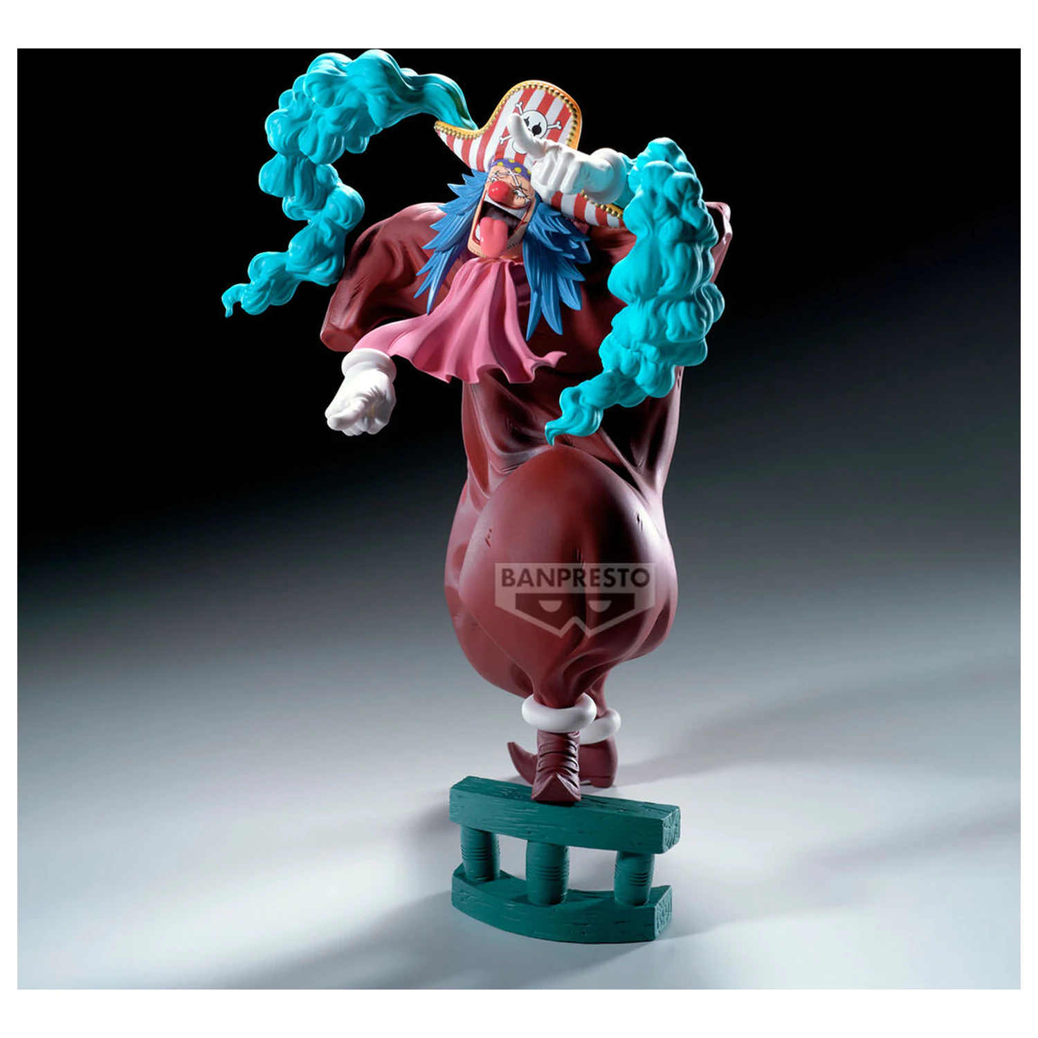 One Piece Grandista Buggy Figur 25 cm Produktfoto