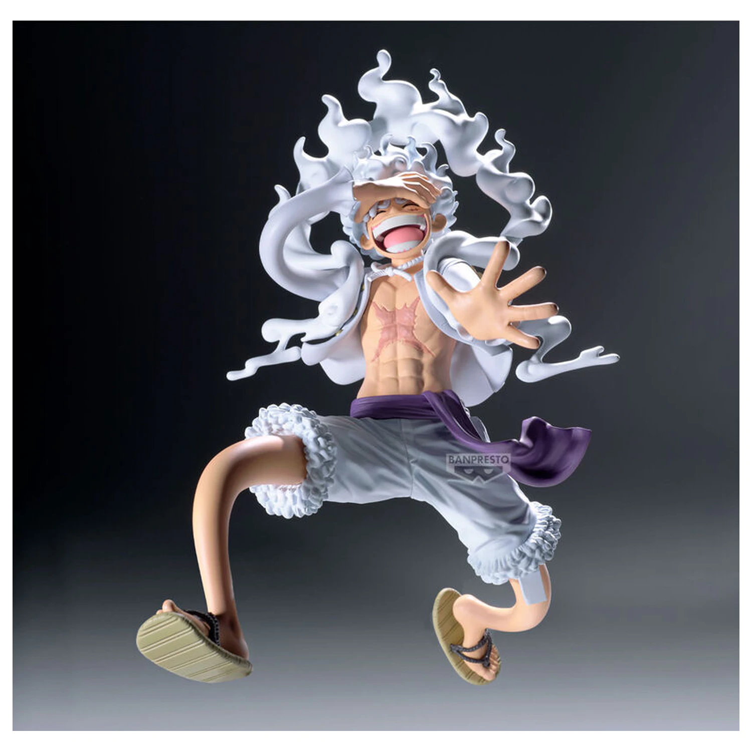 One Piece Grandista Monkey D Luffy Gear 5 Figur 27 cm Produktfoto