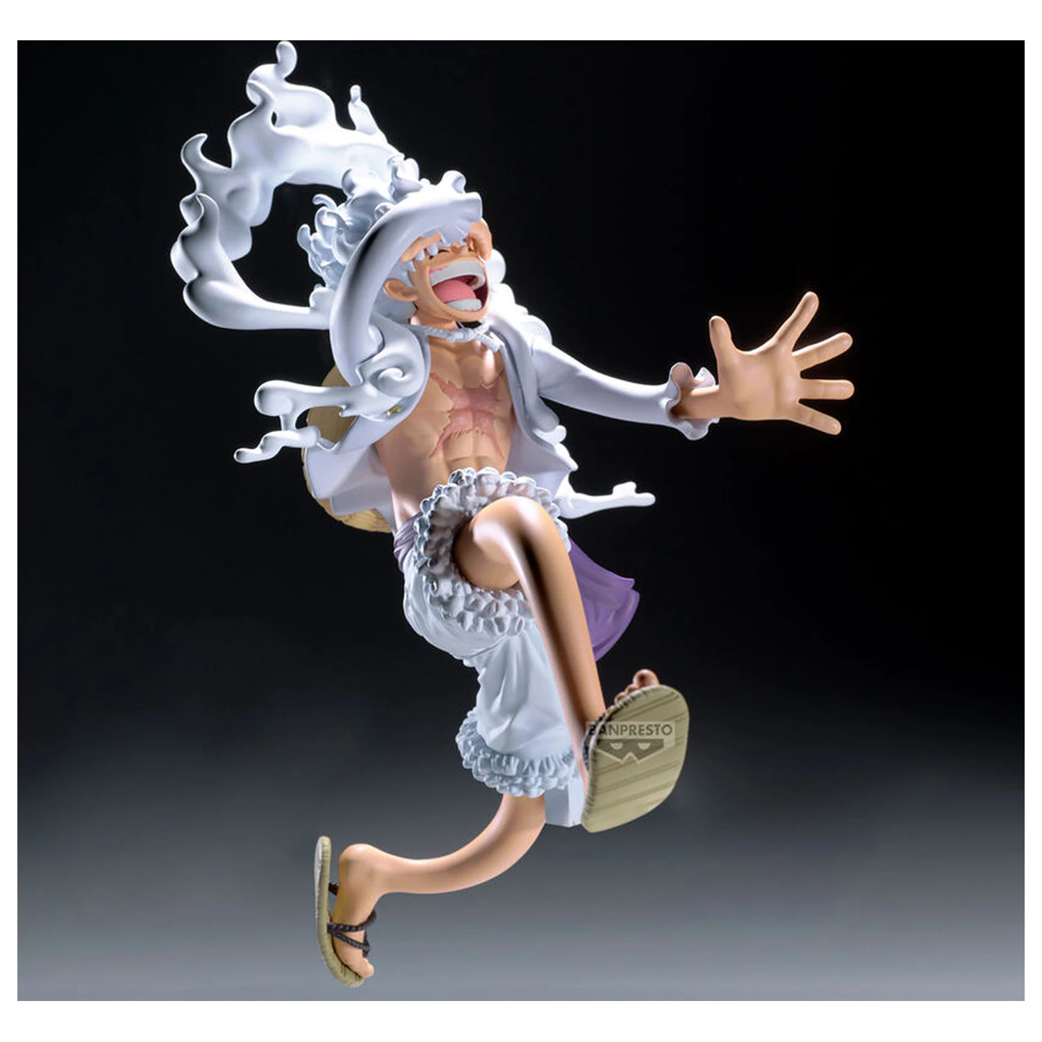 One Piece Grandista Monkey D Luffy Gear 5 Figur 27 cm Produktfoto