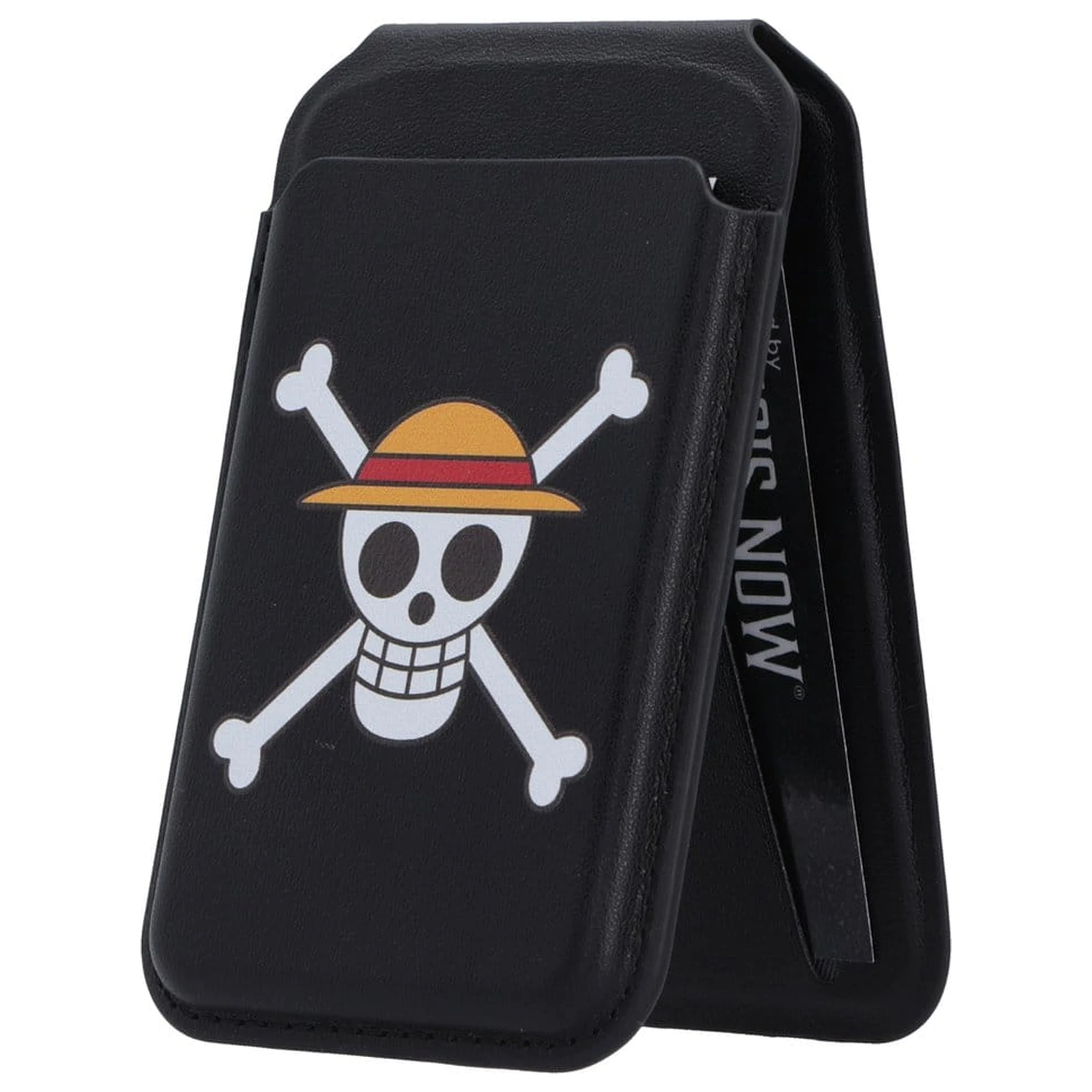 One Piece Kartenhalter Luffy Jolly Roger Schwarz 10 cm Produktfoto