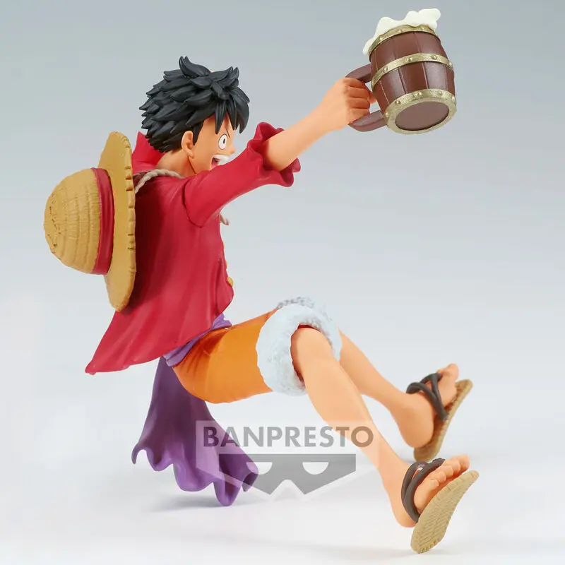 One Piece Its a Banquet!! Monkey D. Luffy Figur 9cm Produktfoto