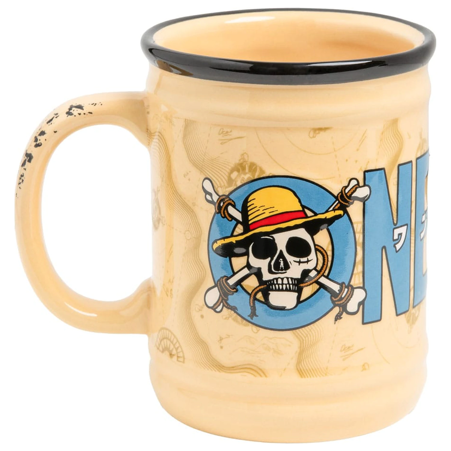 One Piece geformter Becher Jolly Roger Produktfoto