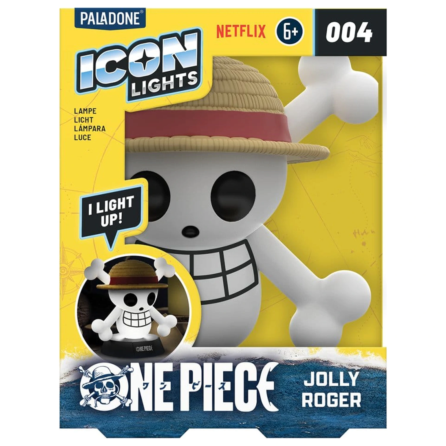 One Piece Icon Licht Jolly Roger Produktfoto