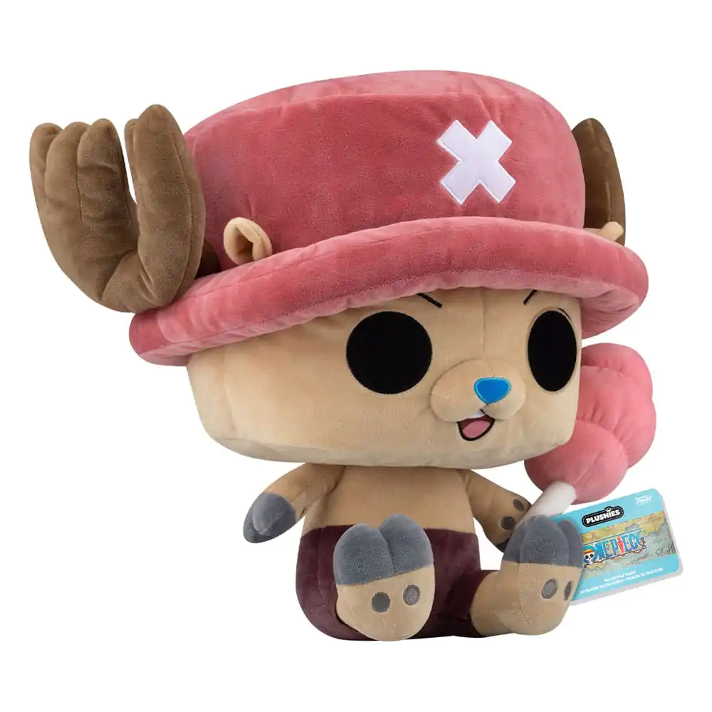 One Piece Jumbo Plüschfigur Tony Tony Chopper mit Zuckerwatte 41 cm Produktfoto