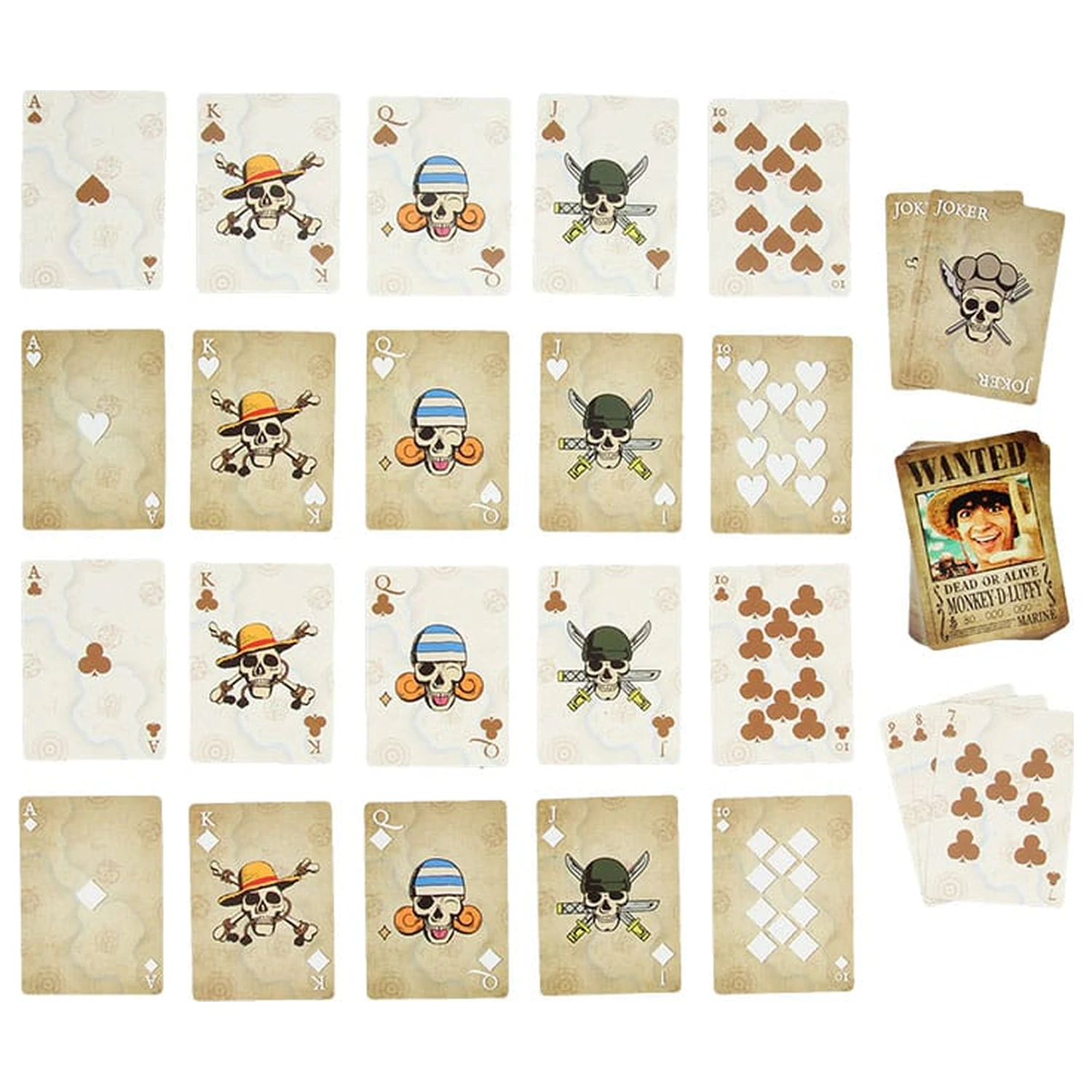 One Piece Spielkarten Produktfoto