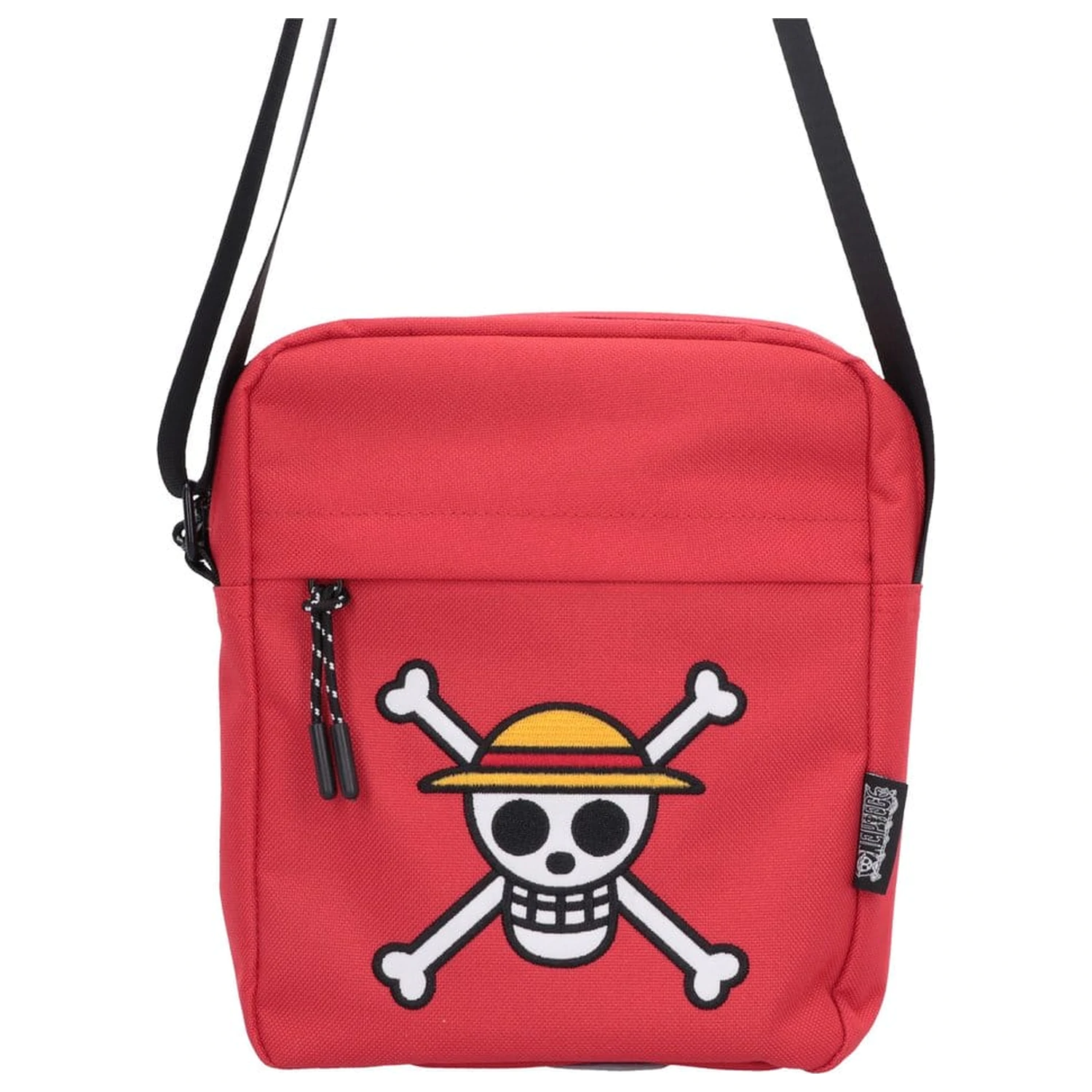 One Piece Crossbody Tasche Luffy Jolly Roger (Red) 23 cm Produktfoto