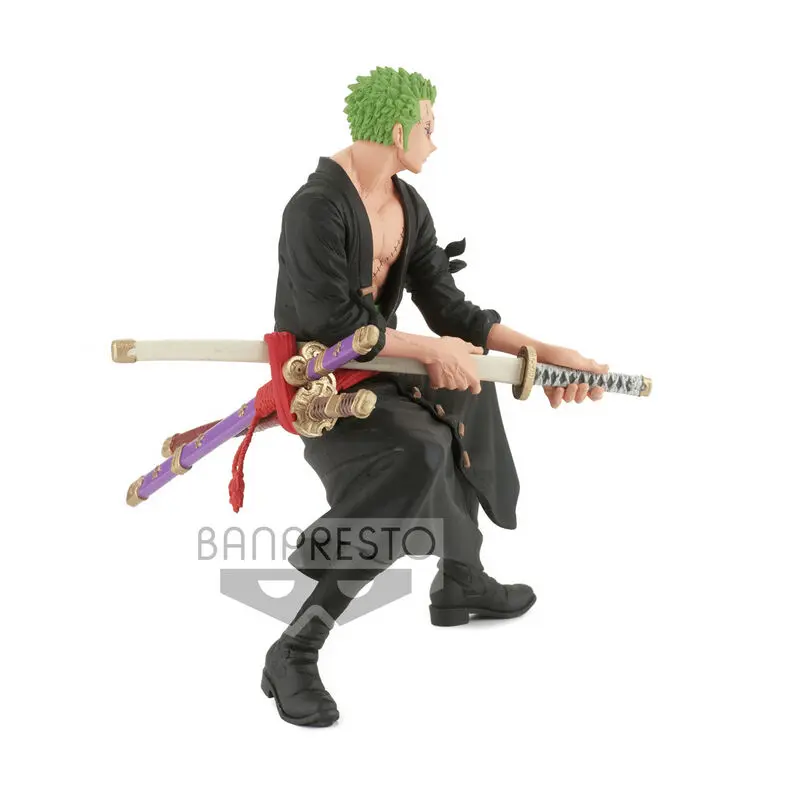 One Piece King of Artist Roronoa Zoro Wanokuni Figur 18cm Produktfoto