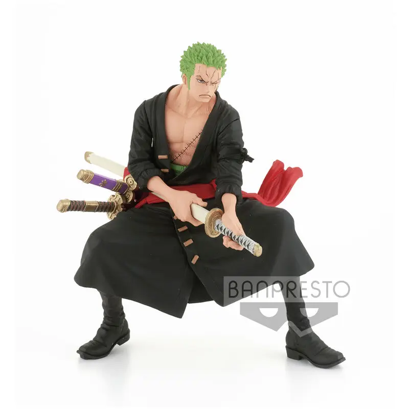 One Piece King of Artist Roronoa Zoro Wanokuni Figur 18cm Produktfoto