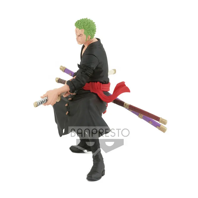 One Piece King of Artist Roronoa Zoro Wanokuni Figur 18cm Produktfoto