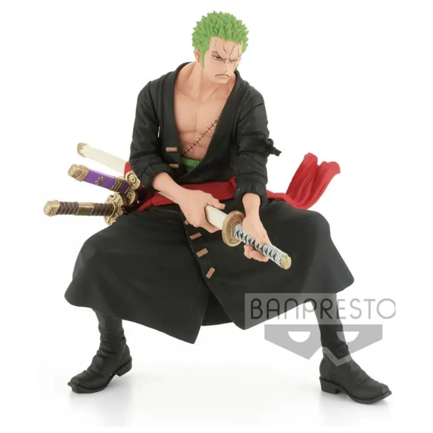 One Piece King of Artist Roronoa Zoro Wanokuni Figur 18cm Produktfoto