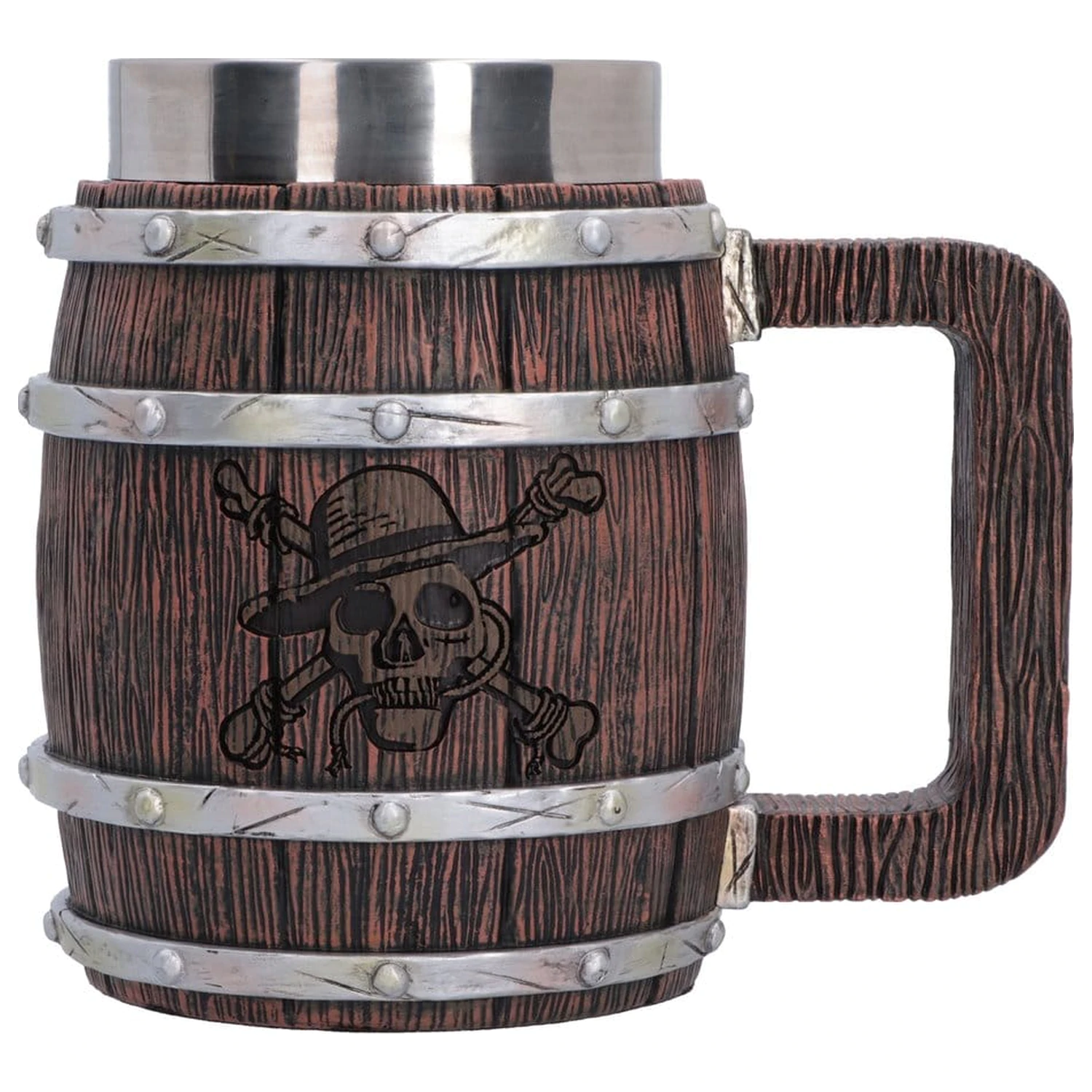 One Piece Bierkrug Fass 16 cm Produktfoto