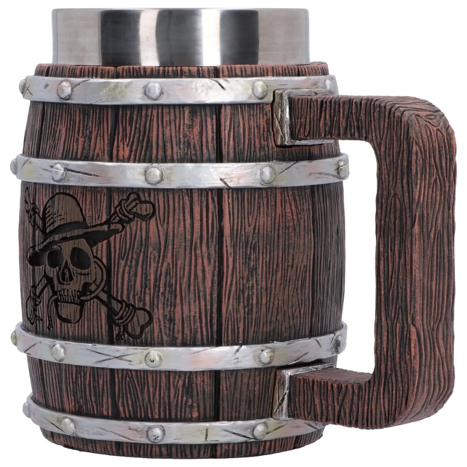 One Piece Bierkrug Fass 16 cm Produktfoto