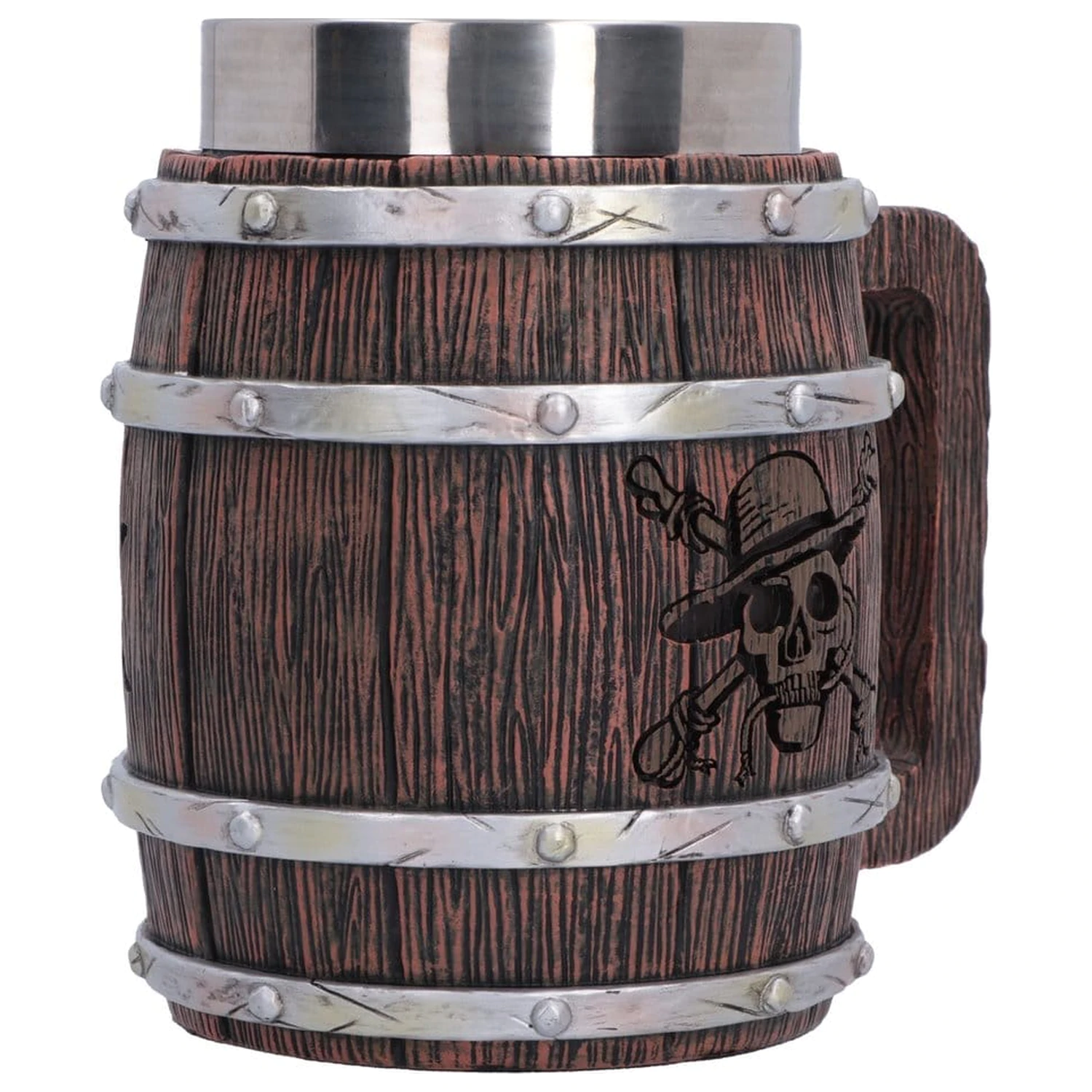 One Piece Bierkrug Fass 16 cm Produktfoto