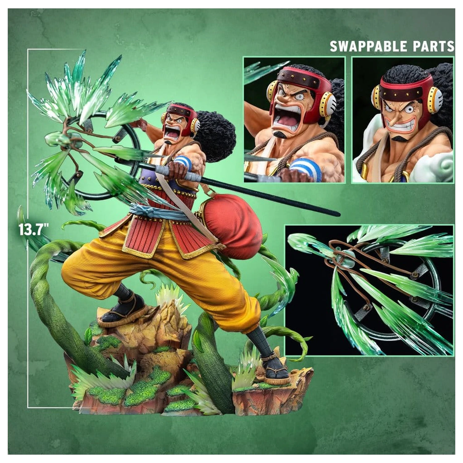 One Piece Legendary Straw Hat Crew Series Statue Usopp (Premium Version) 35 Zentimeter Produktfoto