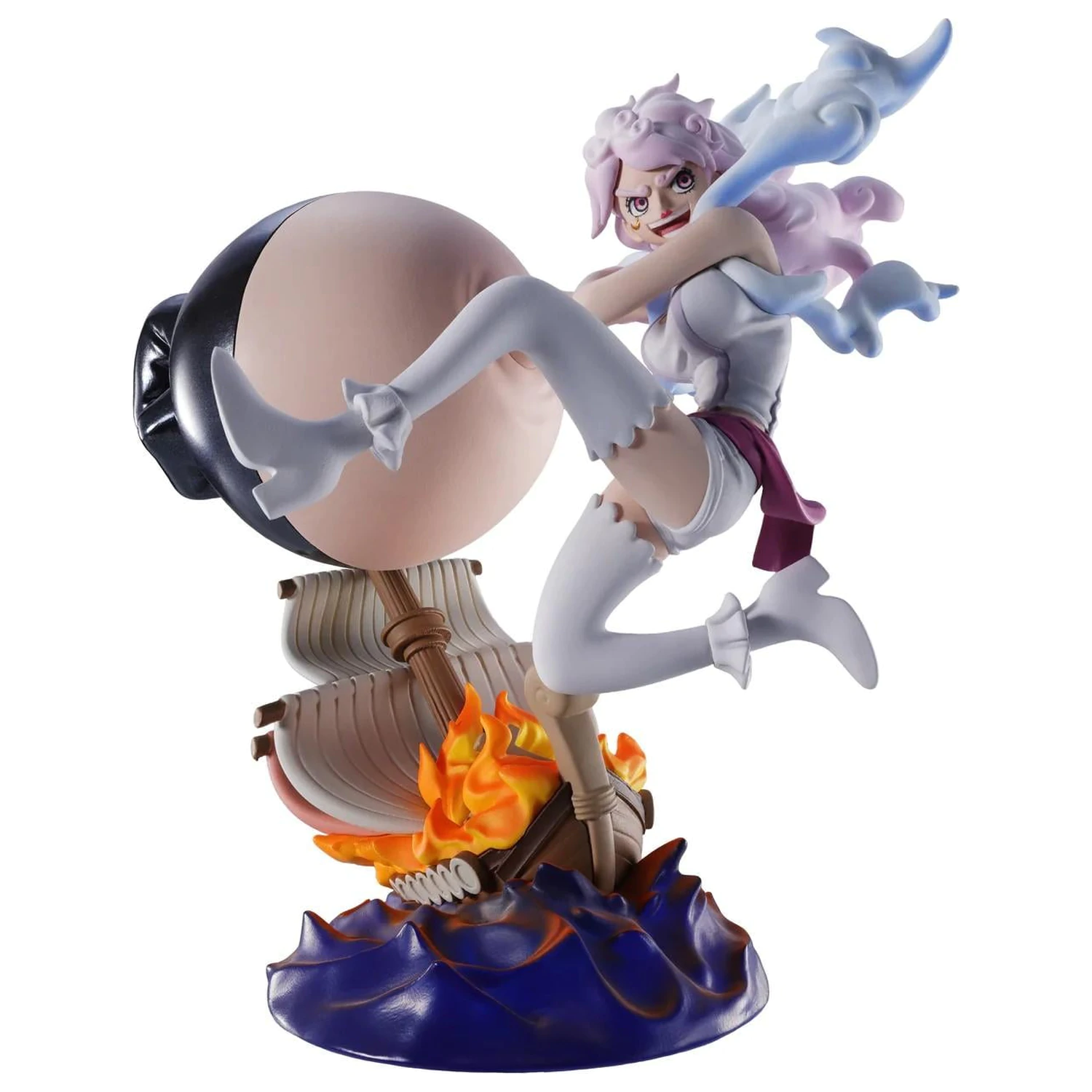 One Piece Logbox Re Birth Egghead 4er-Statuen-Set Petitrama 9 cm Produktfoto