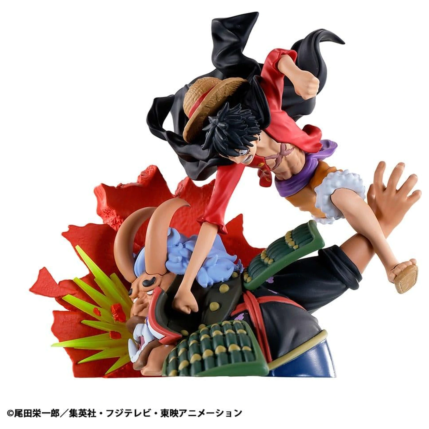 One Piece Logbox Re Birth Wano Kuni 4 Statuen Set Petitrama 9 cm Produktfoto