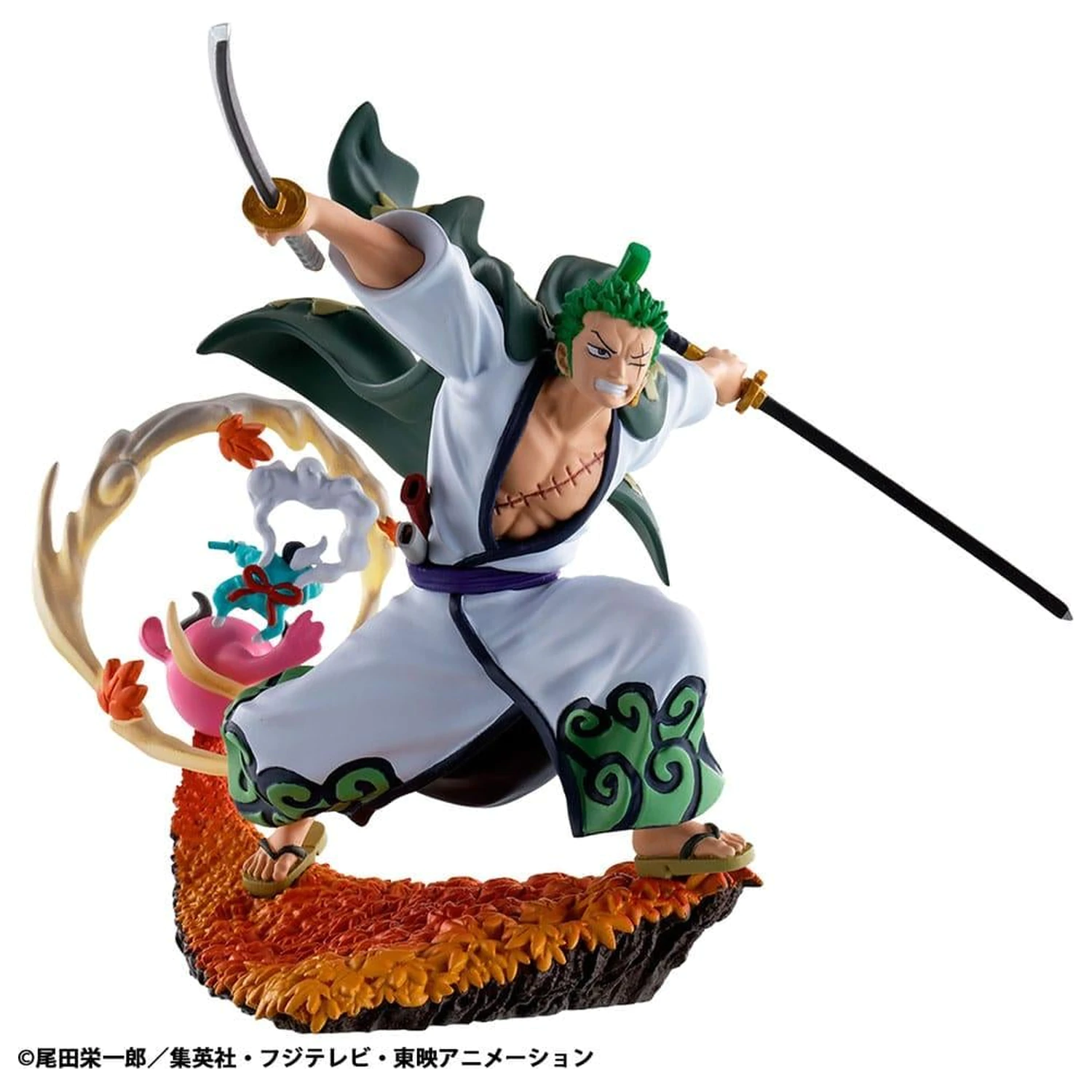 One Piece Logbox Re Birth Wano Kuni 4 Statuen Set Petitrama 9 cm Produktfoto