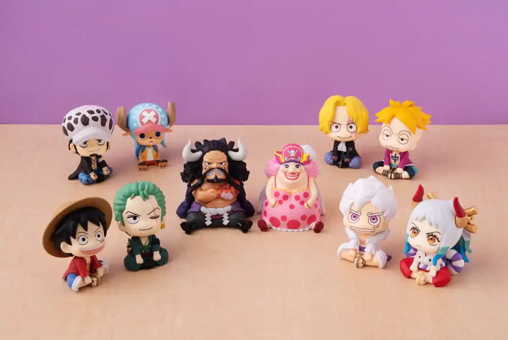 One Piece Look Up PVC Statue Kaido the Beast &amp; Big Mom 11 cm (with Gourd &amp; Semla) Produktfoto