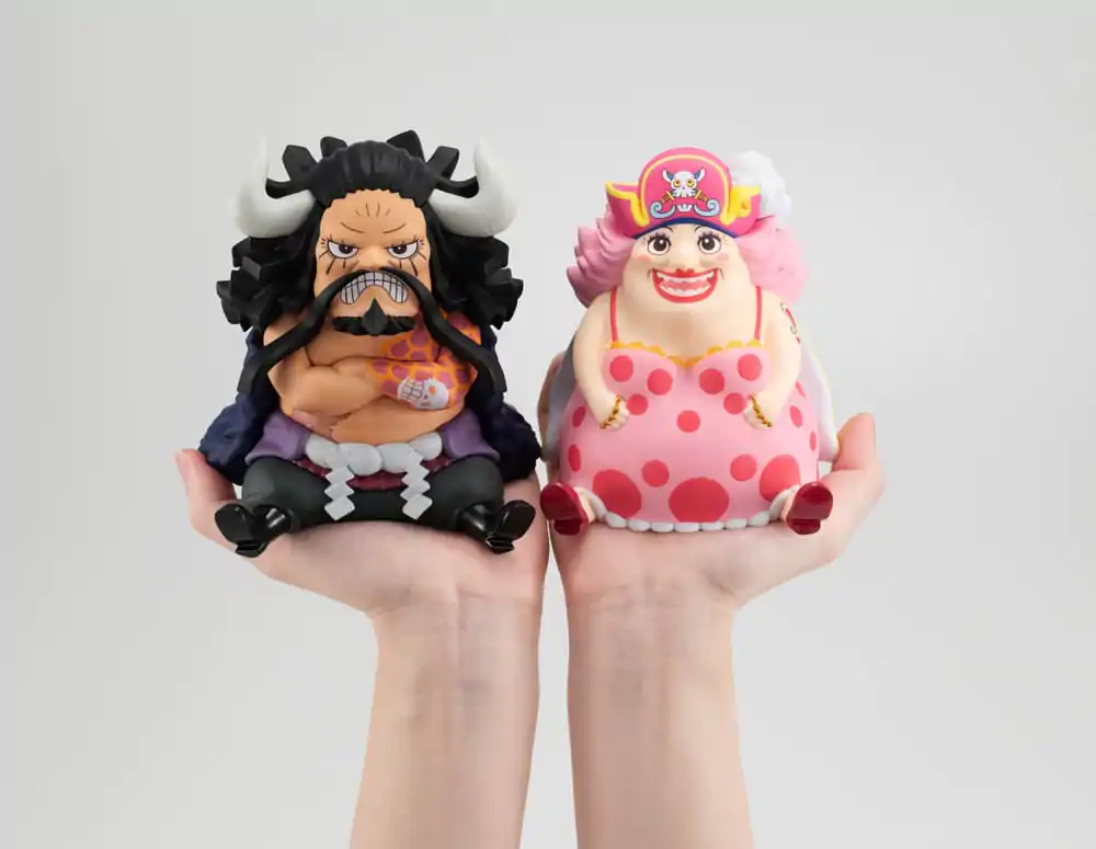 One Piece Look Up PVC Statue Kaido the Beast &amp; Big Mom 11 cm (with Gourd &amp; Semla) Produktfoto