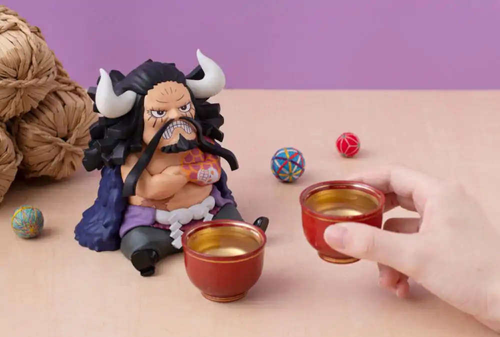 One Piece Look Up PVC Statue Kaido the Beast &amp; Big Mom 11 cm (with Gourd &amp; Semla) Produktfoto