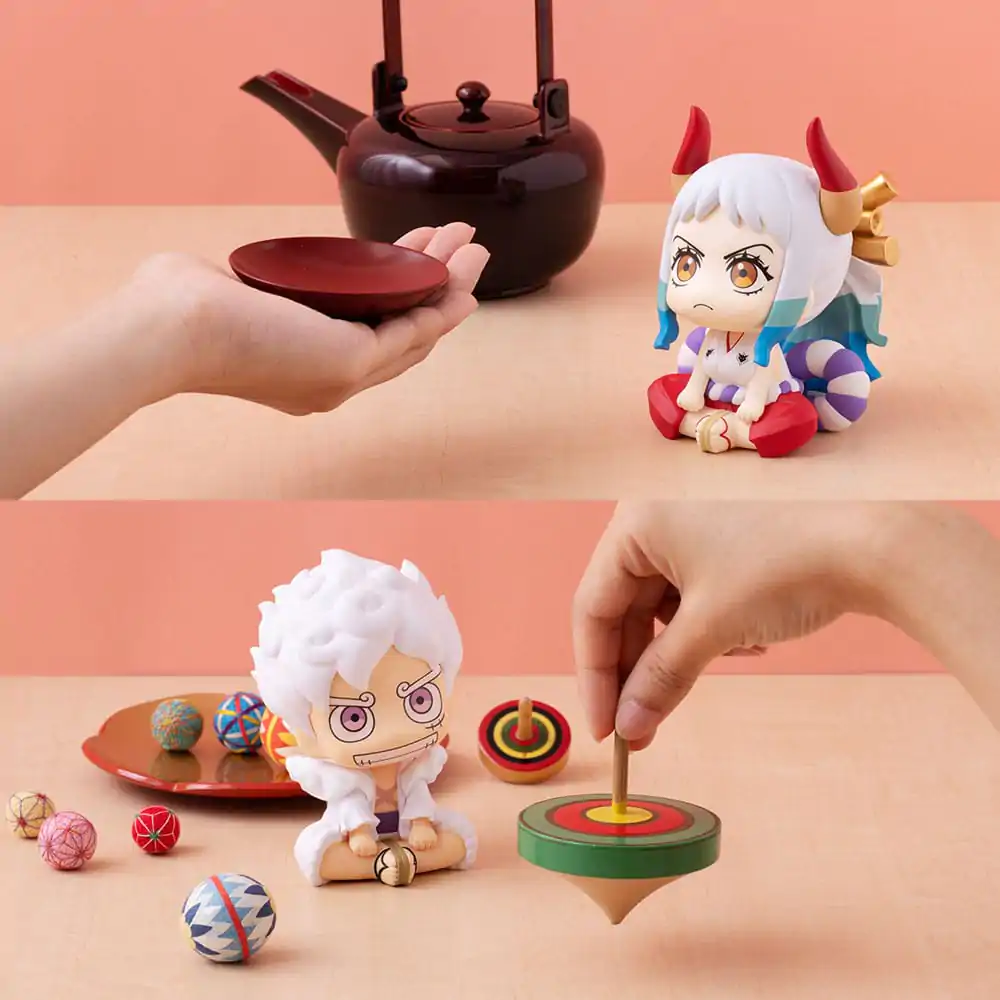 One Piece Look Up PVC Statue Monkey D. Luffy  Gear Fifth &amp; Yamato 11 cm (With Gift) Produktfoto